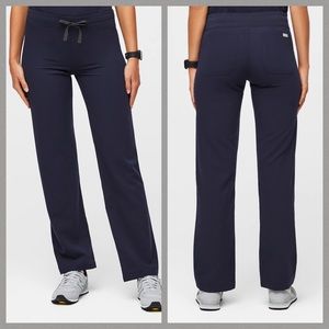 NWT Figs Size XL Petite Livingston Basic Scrub Pants in Navy